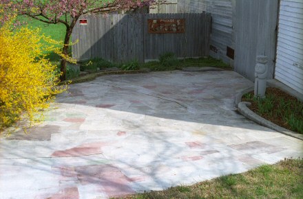 Scrap Slab Driveway, a mosaic of leftovers