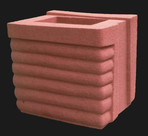 Rich Pink Planter view 1