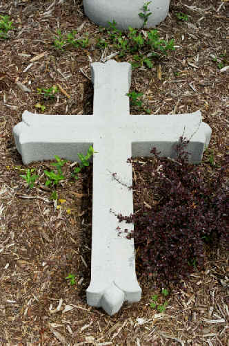 Rosary Garden, cross